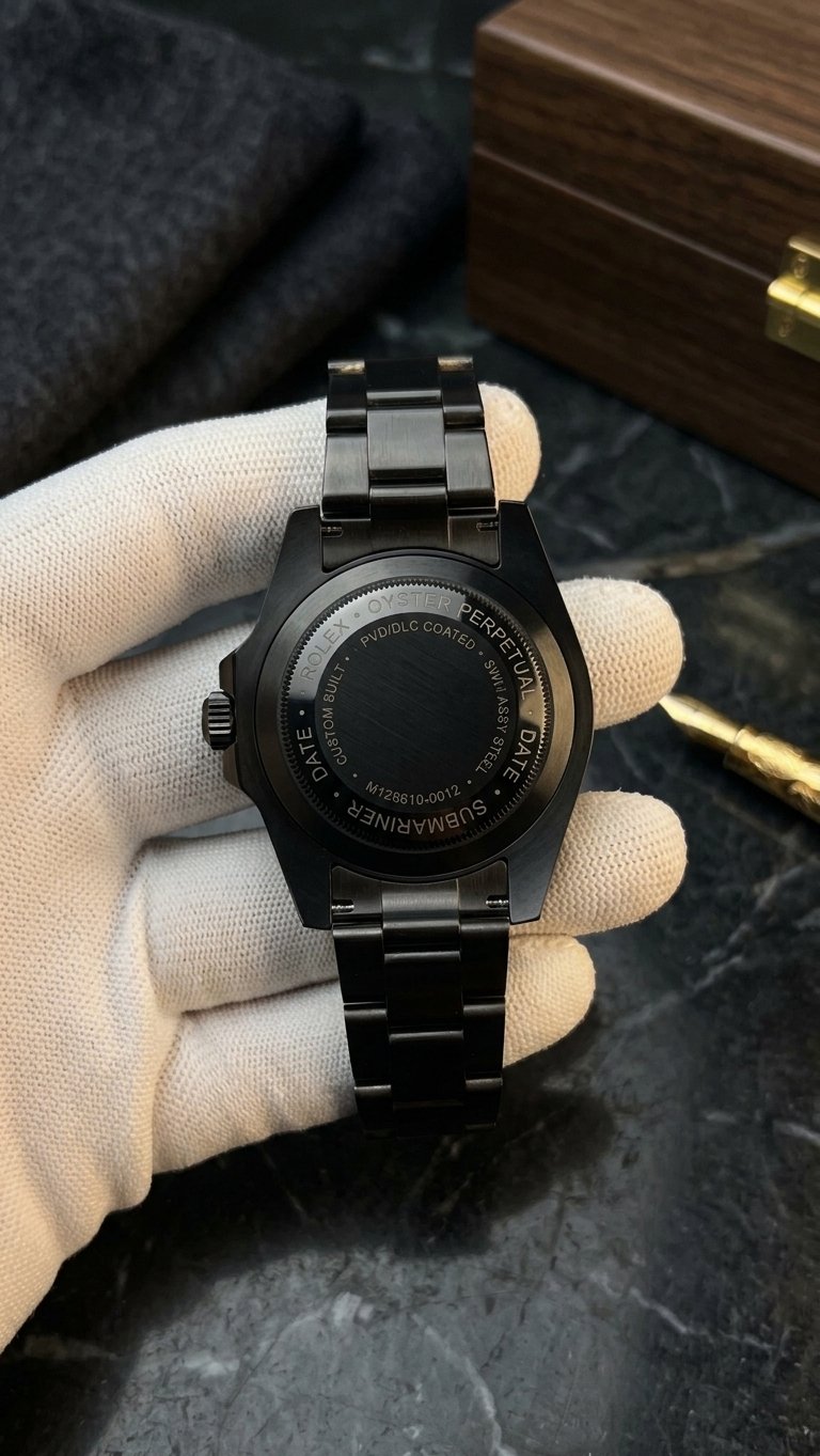 Premium Rolex Submariner Full Black Dail Stainless steel